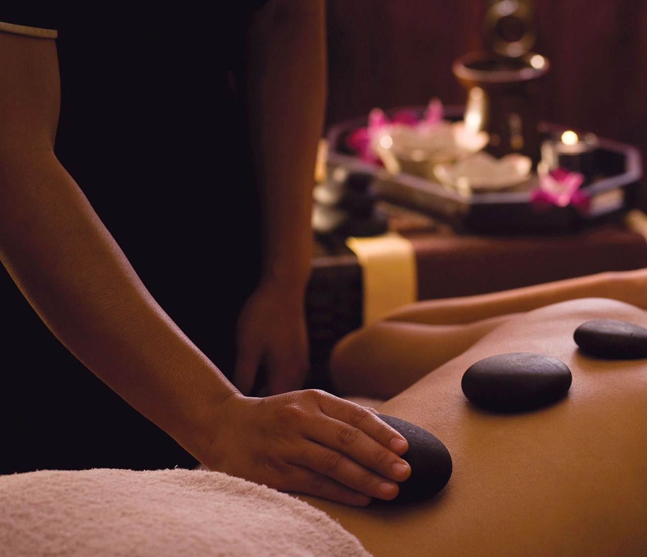 Step into the calm oasis of the Ritz-Carlton Spa