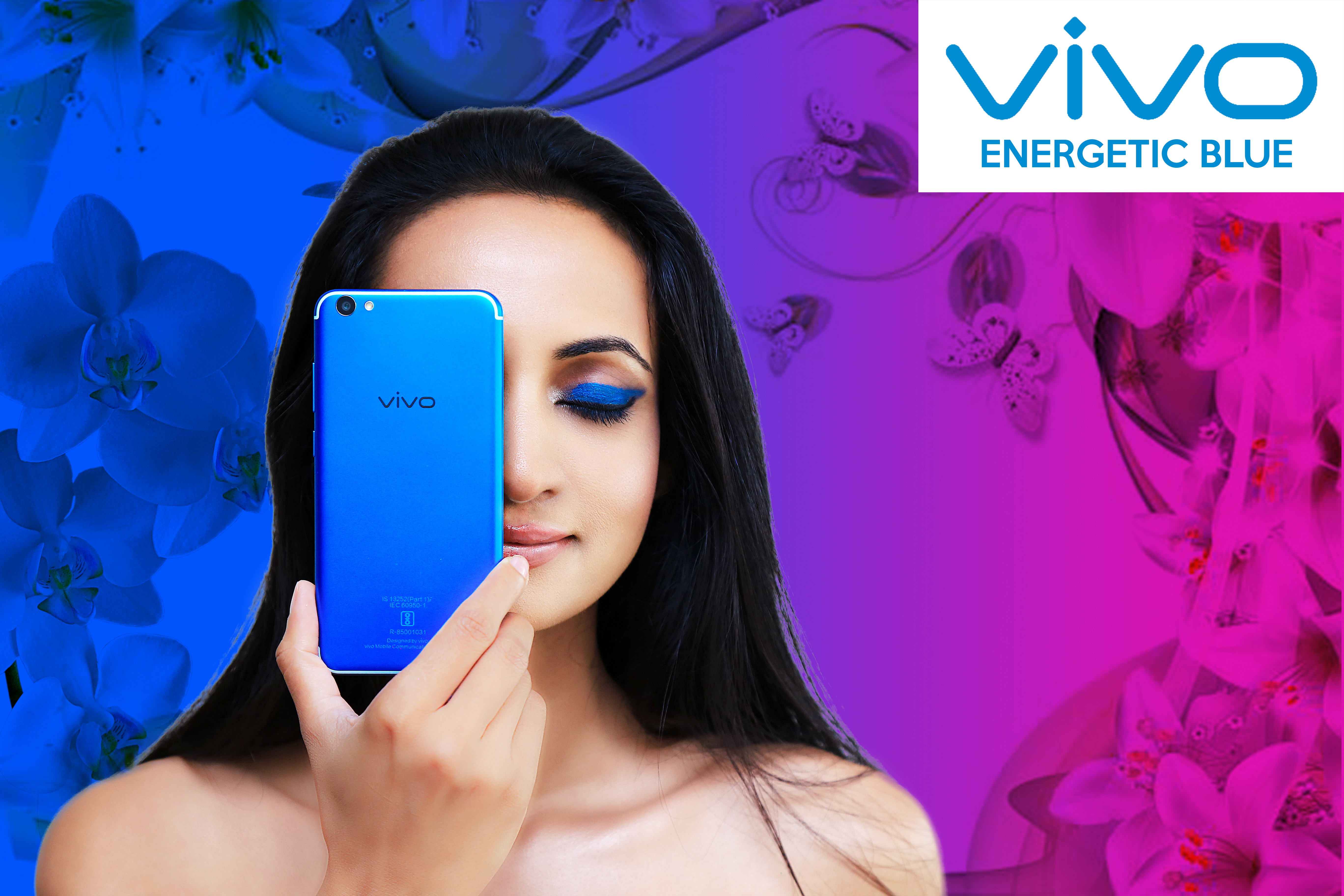 The all new VivoV5s in Energetic Blue