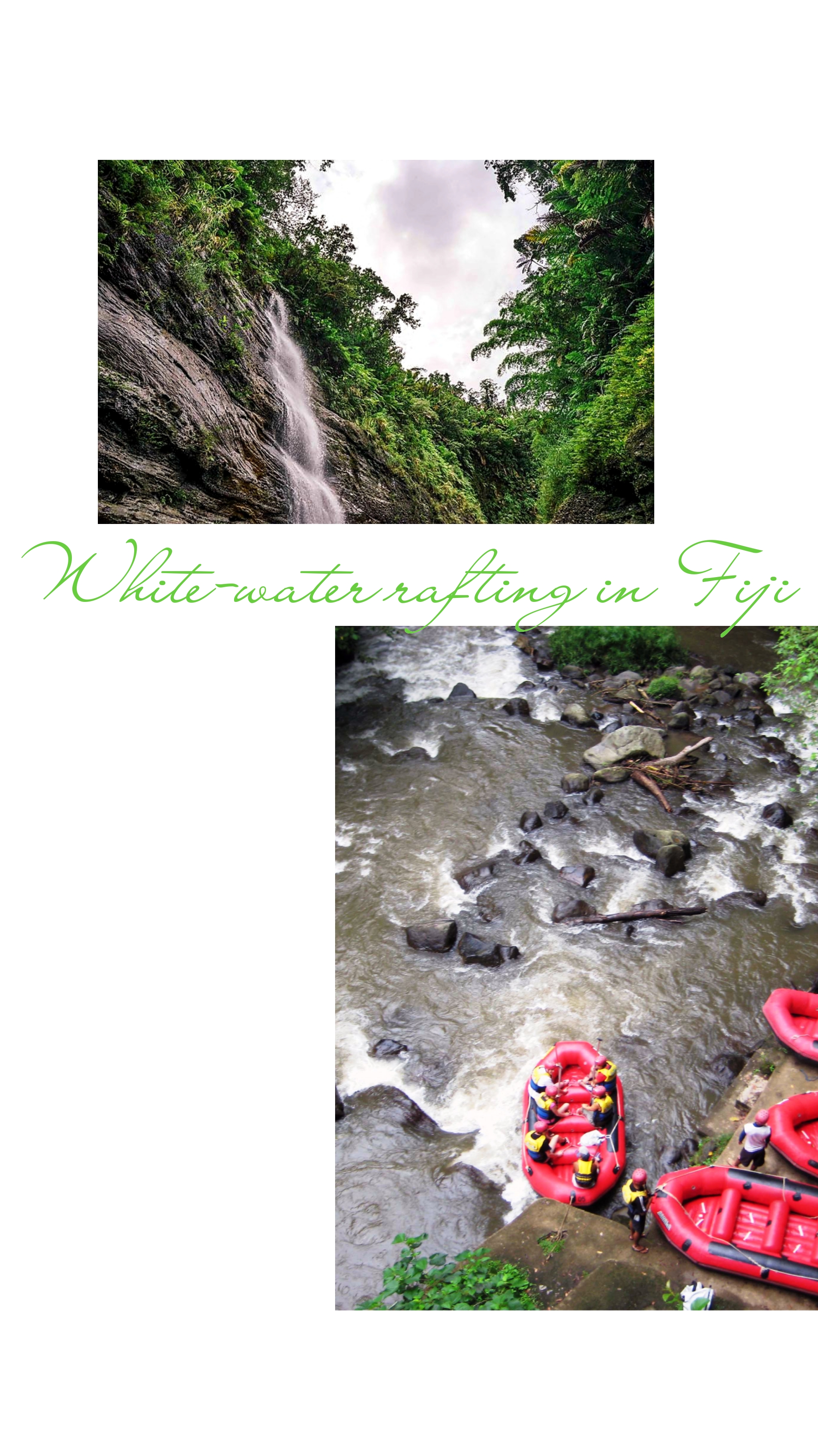 White-Water Rafting in Fiji’s Rugged Highlands